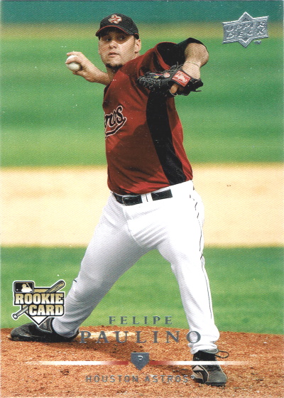 felipe paulino, 2008 Upper Deck #336, astros