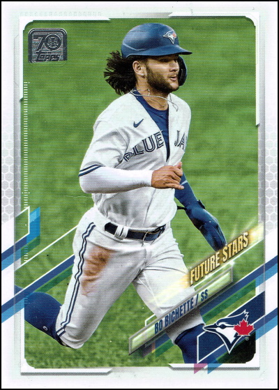 bo bichette, 2021 topps #310, blue jays