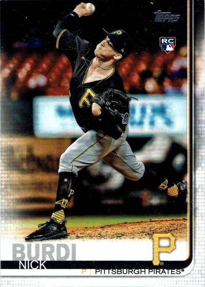 nick burdi, 2019 topps #43, pirates