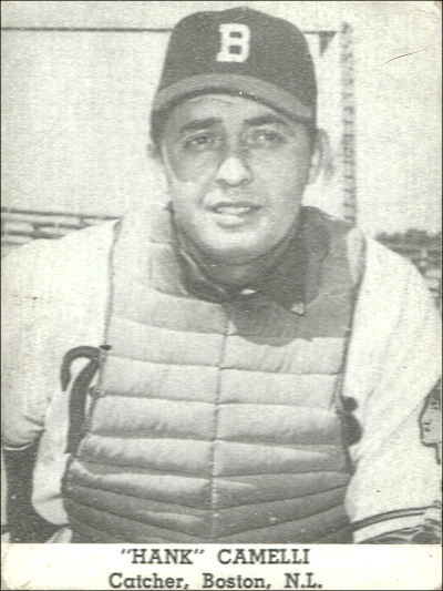 Hank Camelli, 1947 Tip Top Bread, Boston Braves