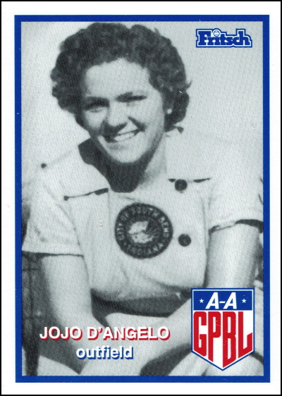 jojo dangelo, D'Angelo, 1996 Fritsch AAGPBL #250