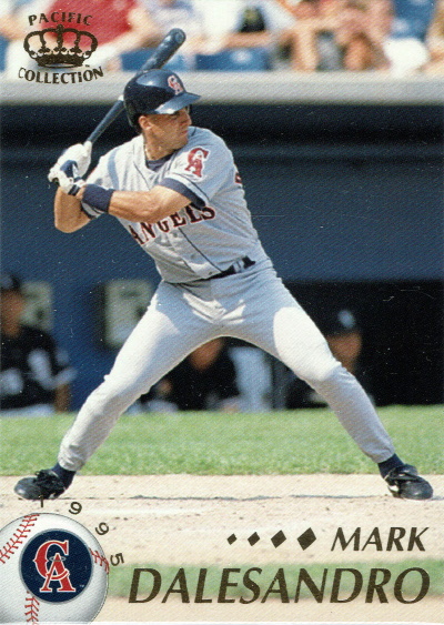 mark dalesandro, 1995 pacific trading cards #54, california angels