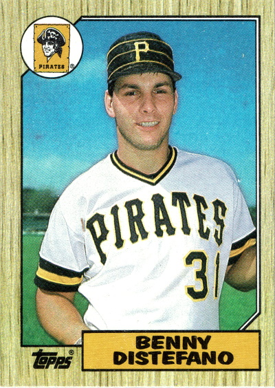 benny distefano, 1987 topps #651, pirates