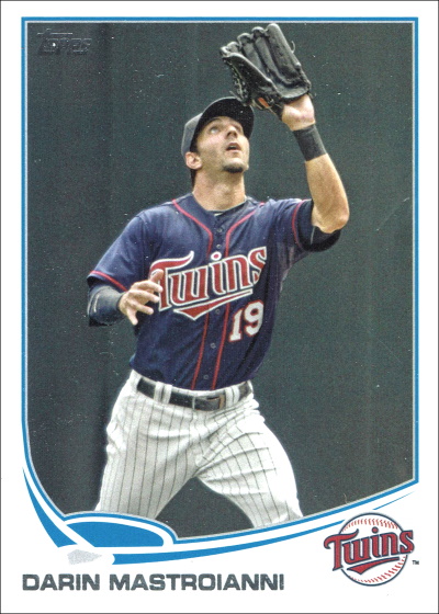 darin mastroianni, 2013 topps mini #528, twins