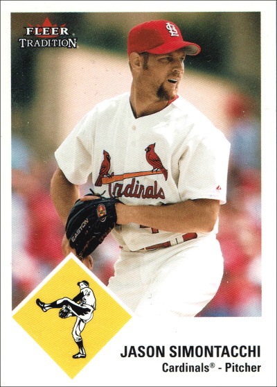 jason simontacchi, 2003 fleer tradition #U11, cardinals