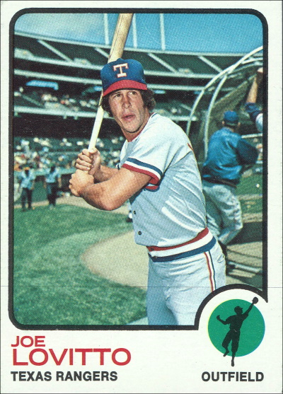 joe lovitto, 1973 topps #276, rangers