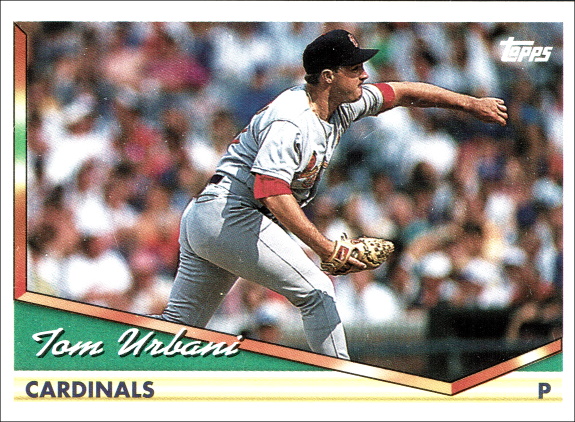 tom urbani, 1994 topps #83, cardinals