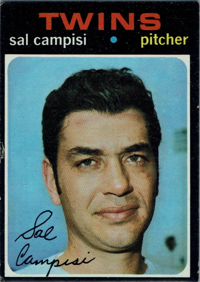 sal campisi, 1971 topps #568, twins
