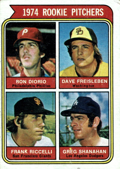 ron diorio, 1974 topps #599, phillies