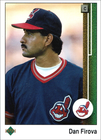 dan firova, 1989 Upper Deck #32, Indians