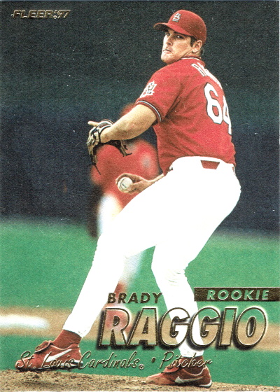 brady raggio, 1997 fleer #584, cardinals