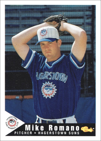 mike romano, 1991 Classic Hagerstown Suns #21, hagerstown suns