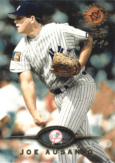 joe ausanio, 1995 topps stadium club, yankees