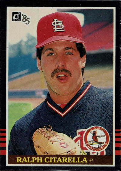 ralph citarella, 1985 donruss #504, cardinals