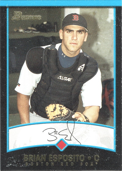 brian esposito, 2001 bowman #368, red sox