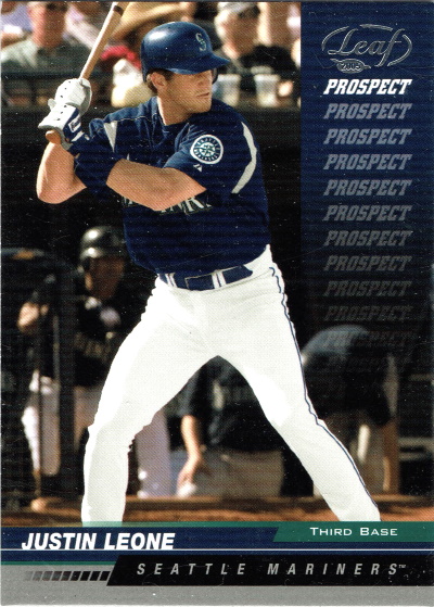 justin leone, 2005 donruss #230, mariners