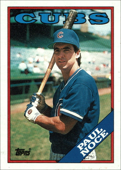 paul noce, 1988 topps #542, cubs