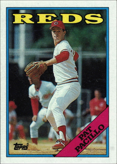 pat pacillo, 1988 topps #288, reds