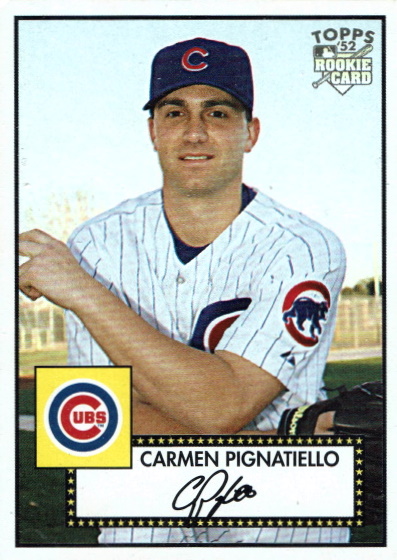 carmen pignatiello, 2007 Topps '52 #165, cubs