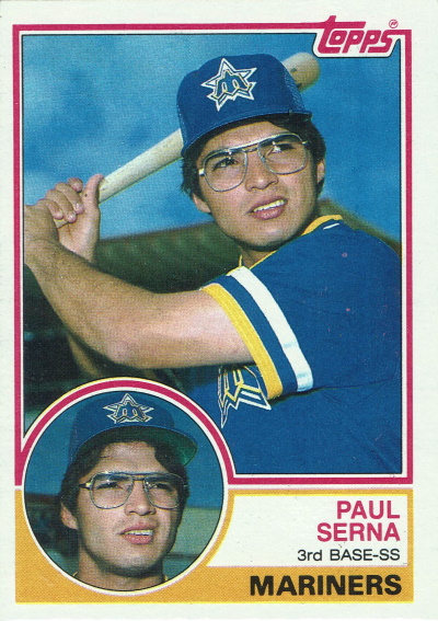 paul serna, 1983 Topps #492, mariners