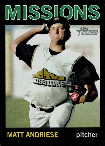 matt andriese, 2013 topps heritage MilB #142