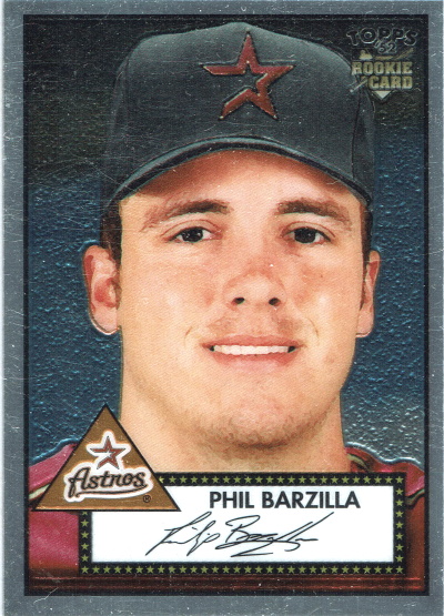 phil barzilla, 2006 Topps '52 #TCRC87, astros