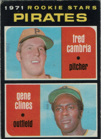 Fred Cambria, 1971 Topps #27, pirates