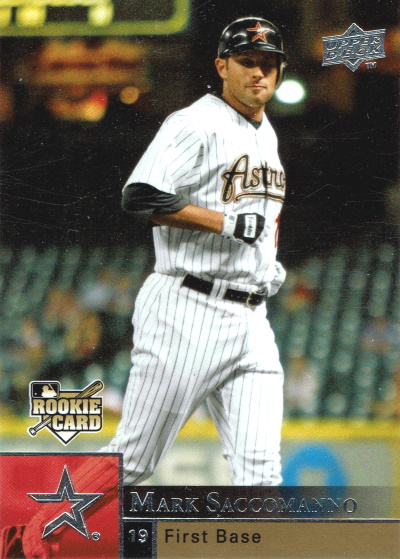 mark saccomanno, 2009 Upper Deck #406, astros