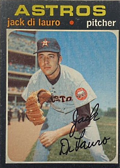jack dilauro, 1971 topps #677, astros