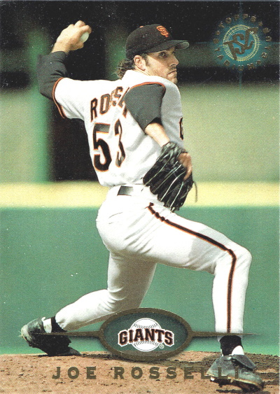 joe rosselli, 1995 Topps Stadium Club #590, giants