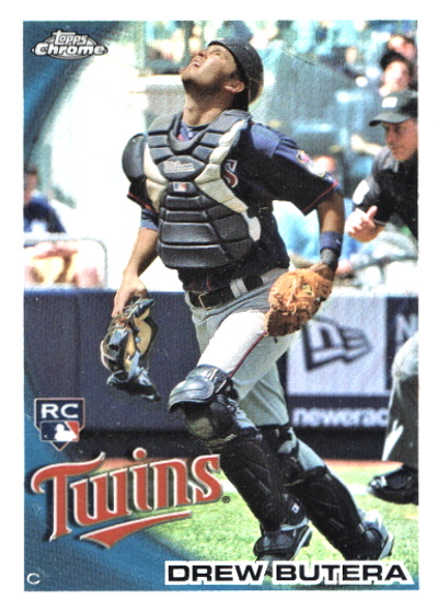 drew butera, 2010 topps #202, twins