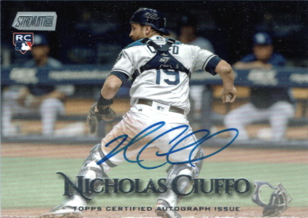 nick ciuffo, 2019 Topps Stadium Club #SCA-NC, rays