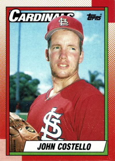 john costello, 1990 topps #36, cardinals