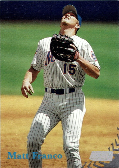 matt franco, 1998 stadium club #172, mets