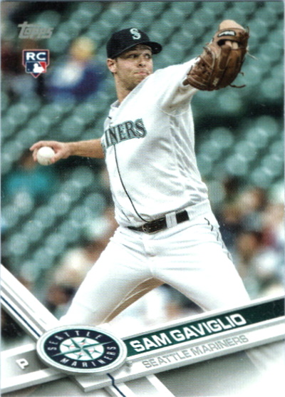 gaviglio, sam gaviglio, 2017 topps #US104, Mariners