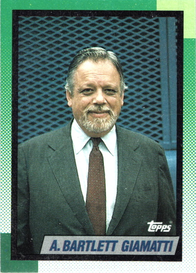 bart giamatti, 1990 topps #396, commissioner