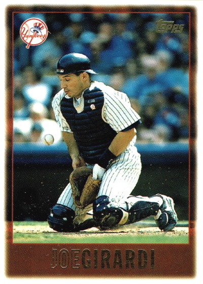 joe girardi, 1997 topps #291, yankees