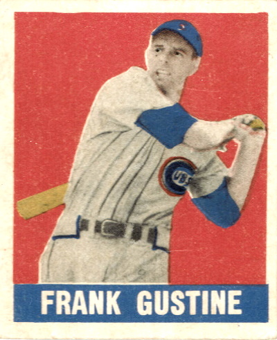 frank gustine, 1948 leaf #88, cubs