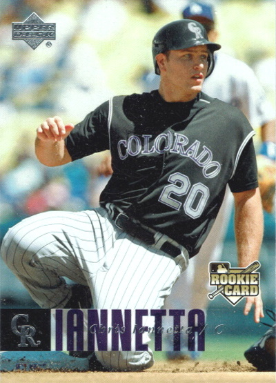 chris iannetta, 2006 upper deck #1063, rockies