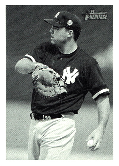 nick johnson, 2001 bowman heritage #350, yankees