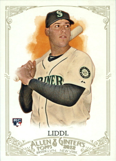 alex liddi, seattle mariners, 2012 Allen & Ginter #260