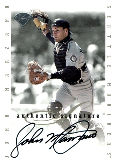 john marzano, 1996 donruss signature, mariners