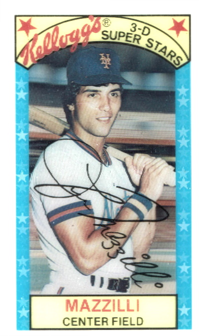 lee mazzilli, 1979 kellogg's 3D #42, mets