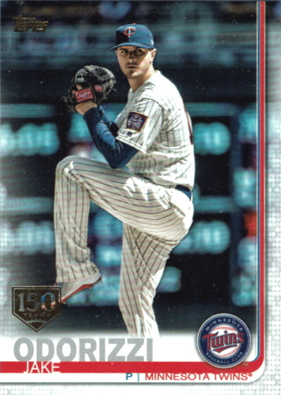 jake odorizzi, 2019 topps #63, twins