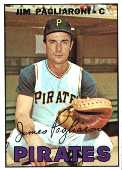 jim pagliaroni, 1967 topps #183, pirates