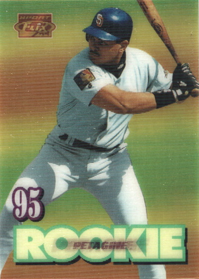 roberto petagine, 1995 Pinnacle Sportflix #165, padres