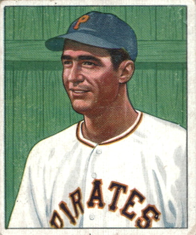 dino restelli, 1950 bowman #123, pirates