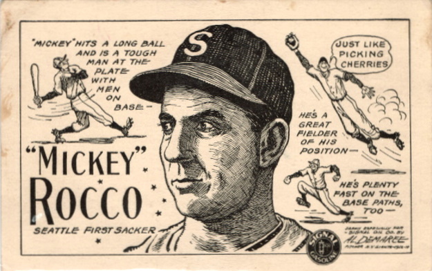 mickey rocco, 1947 signal gasoline, seattle rainiers