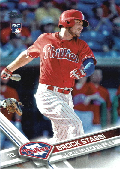 brock stassi, 2017 topps #US171, phillies