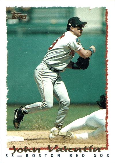 john valentin, 1995 topps #36, red sox